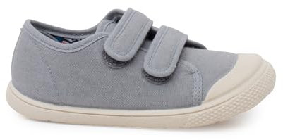 Pisamonas Zapatillas Lona Barefoot Puntera Goma Talla 24 Color Gris