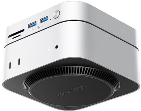 ORICO MiniMate - SSD esterno per Mac mini M4 - Dual SSD (2TB + 2TB) con hub USB 3.0 e lettore SD/TF