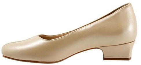Trotters Women's Doris Pump Ballet Flat, White Pearl, 6.5 UK