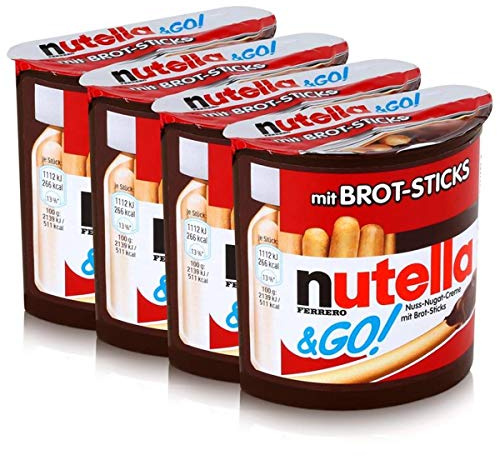 Nutella & GO, 4er Pack (4 x 52 g Packung)