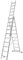 Hymer Pro Aluminium Multi-Purpose Ladder 3 x 10 Rungs 3-Piece, 7004730