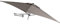 EASYSOL Parasol Mural Déporté Extérieur - Carré 200x200cm - Pour Terrasse, Balcon et Jardin - avec Support Mural - Télescopique et Inclinable - Aluminium et Polyester - Taupe