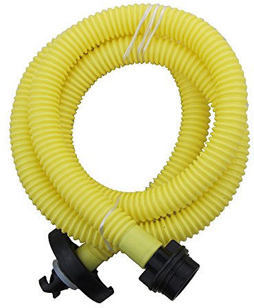 Mangobuy Air Foot Pump Hose with Valve Connector for Inflatable Boat Accessories (Yellow for 10L Air Pump)