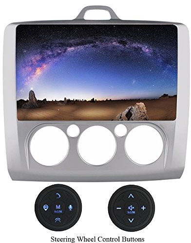 XISEDO Android 7.1 Autoradio Radio de Coche 9 Pulgadas Estéreo Navegación de Automóvil con Pantalla Táctil 1024 * 600 para Ford Focus (2006-2009) (para Aire Acondicionado Manual)