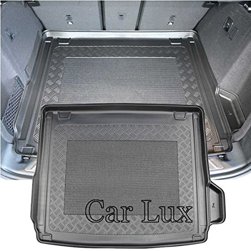 Car Lux - AR05253 Alfombra Cubeta Protector Cubre Maletero a Medida con Antideslizante X3 G01