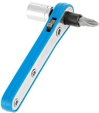 GLOGLOW Blue Ratchet Socket Wrench Sleeve Screwdriver Bit Set