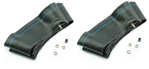 2x Schlauch 2 1/2 x 16 Zoll, 2 3/4 x 16 Zoll, 2,50 x 16 Zoll, 2,75 x 16 Zoll, TR4 Autoventil gerade, für Simson SL1 DDR Mopedanhänger Mofa von Vee Rubber