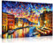 Panther Print Impression sur Toile, Venice Grand Canal, 46x31 cm (18x12in)
