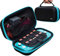 ButterFox Large Switch Lite Carrying Case for Nintendo Switch Lite with 9 Game and 2 Micro SD Card Holders - Blue Turquoise/Black