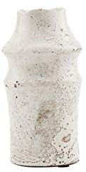House Doctor 203840031, Vase, Nature, Sand, Tonwaren, Glasur, Weiß