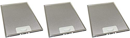 Ufixt 3 x Cooker Hood Metal Grease Filter 234mm x 318mm Fits Nardi, New World, Panasonic, Rangemaster and Rosieres