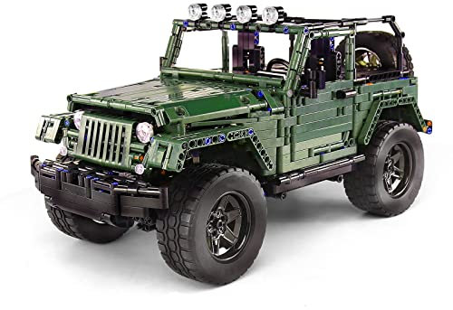 Mould King 13124 Technik Geländewagen, Technik Bausteine Offroader Modell Bauset