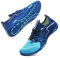 Badeschuhe Herren Damen Barfußschuhe Wasserschuhe Schwimmschuhe Strandschuhe für Surfen,Tauchen,Bootfahren,Gymnastik Fitness (19 Blau, 37EU)