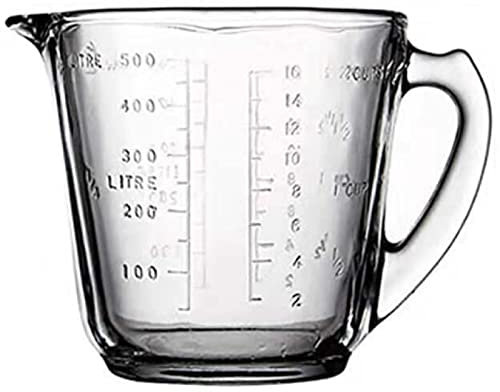 SXZHSM 0.5L Glass misurazione Cup, Forno a microonde, Forno, lavastoviglie, Frigorifero cassaforte