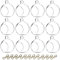 Sziqiqi 8cm Bolas de Cristal Colgantes - 12 Piezas Portavelas y Candelabros para Colgar - Esfera de Cristal para Velas - Decoración Central para Cumpleaños, Fiesta, Navidad y Boda