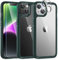 TAURI 3 in 1 Defender Designed for iPhone 14 Plus Case, 1 phone case + 2 Screen Protector [Military Grade Protection] Soft Bumper Shockproof 360 Protective Cover Slim - Green