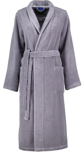 Villeroy & Boch Bademäntel Damen Schalkragen 2520 shadow-grey - 77 L