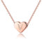 TINGN V Letter Necklace for Women Jewelry, Heart Letter Necklace Pendant Necklace for Women Initial Necklace for Jewelry for Girls
