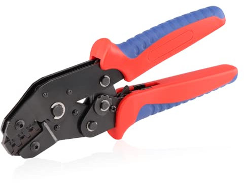 Gazoe Solar PV Cable Crimping Tool for MC4 Connectors, AWG14-10 (2.5/4/6mm²) - 7 In Mini Piler