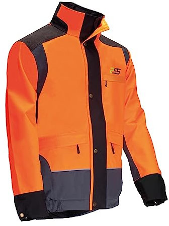 PSS Regenjacke wasserdicht X-treme Rain Orange/Grau Größe L