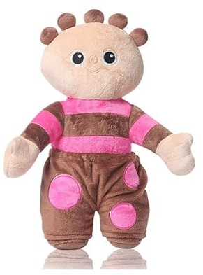 XREFF Niedliche Anime Nacht Garten Plüsch Spielzeug Soft Cartoon Makka Pakka Schlafende Umarmung Kissen Puppe für Kinder Baby Geburtstagsgeschenk 30cm Tombliboos Braun