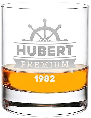 Whiskyglas mit personalisierter Wunschgravur - 315 ml Scotch-Glas mit Namen - gravierter Tumbler für Männer spülmaschinenfestes Glas - die perfekte Bar-Deko