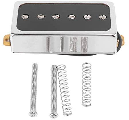 Wresetly P90 Micro de guitare électrique Humbucker Taille Single Coil Pickup Guitare Pièces et accessoires - Chevalet