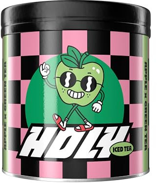 HOLY Iced Tea® Apple x Green Tea | 50 Portionen mit Antioxidantien & Superfoods | Zuckerfreier Eistee mit Relax Formel | Vegan mit 100% natürlichen Fruchtaromen