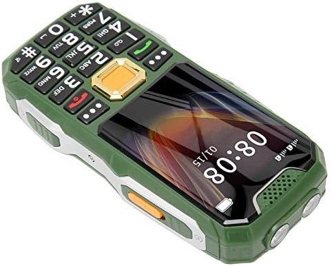 Big Button 2G Senioren-Handy, Dual-SIM-Karte, 2400 MAh, Entsperrtes Handy für ältere Menschen mit Hochauflösendem Bildschirm, Großen Tasten, One-Touch-Dial, Support-Funktionen