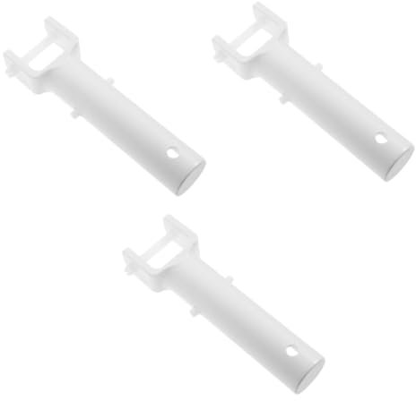 Kisangel 3 Stück Schwimmbad Saugkopf Allzweckreiniger Werkzeuge Schwimmbad Werkzeug Ersatzgriff Saugkopf Ersatzgriff Ersatzgriff Vakuum V Klemme Kunststoff Weiß