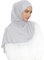 Lina & Lily Damen Instant Hijab Kopftuch Ready-To-Wear Modal Jersey (Hellgrau)