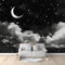 Art Fototapete Tapete Sternenhimmel Bei Nacht Wolken Vlies Tapeten Moderne Wandtapete Wohnzimmer Schlafzimmer Study Wohnzimmer Restaurant Cafe Dekoration 150 x 105 cm