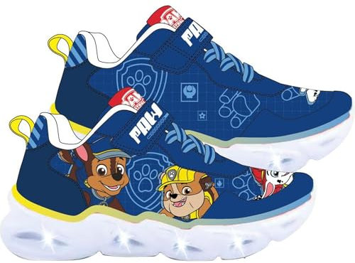 CERDÁ LIFE'S LITTLE MOMENTS Niños Led Suela Ligera Eva-Deportiva Luces Paw Patrol Sportlich, Dunkelblau, 23 EU
