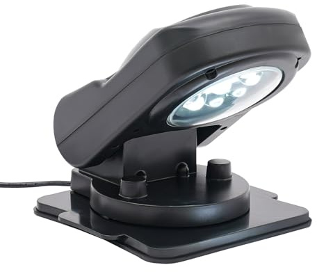 Queeucaer Bootssuchscheinwerfer, LED-Suchscheinwerfer, Suchscheinwerfer mit Fernbedienung 45W,für Yachten, Marine, Fischerboote, Schiffe, Fischerei, Geländewagen, Lastwagen, Motorräder, Baufahrzeuge