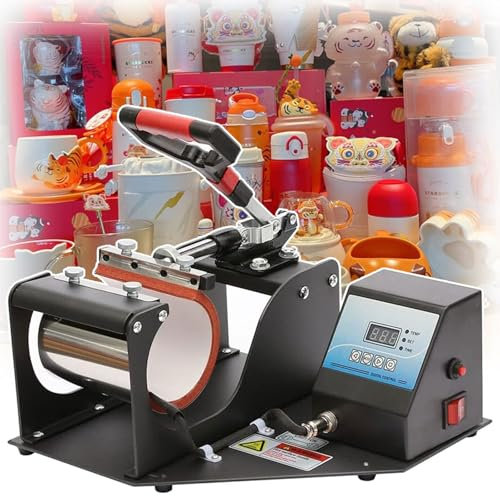 Mug Heat Press Machine, Sublimation Mug Heat Press, for Heat Transfer Printing On 11oz Mugs, with Digital Control, Sublimation Mug Press Printing for Latte Mugs, Durham