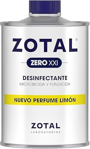 ZOTAL ZERO - Desinfectante Microbicida Limón | Limpieza Profunda | Uso Profesional y Doméstico | Aroma Fresco (2 Unidades - 1 Litro Total)