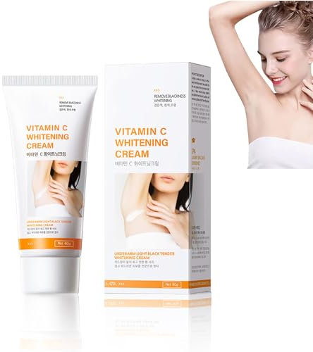 Whitening Cream,Crema Schiarente Corpo,Crema Sbiancante E Idratante,Riduce La Melanina E Illumina L’Incarnato,Con Niacinamide,Vitamina C Ed E,Per Collo,Gomiti,Ginocchia E Interno Coscia,60g