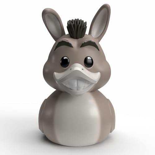 TUBBZ Shrek-Esel-Gummiente – Vinylfigur – Sammlerfigur – Mini – 5 cm | Offizielles Merchandise zu den Shrek-Filmen, Mini Shrek Ente Vinylfigur – Geschenk für Kinder und dekoration