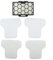 YJDOORPLAY Filter-Set für Shark beutelloser Zylinder-Staubsauger CZ500UKT CZ2001 CZ500EUT, Ersatz-Filzfilter-Set kompatibel für Shark Staubsaugerteile Zubehör