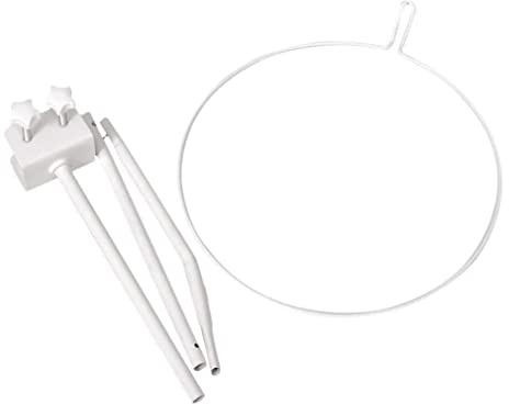 Takingup Set di supporti per zanzariera regolabili in metallo per culla, lettino, staffa a clip, accessori per zanzariera, supporto per supporto, asta