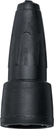 Merten 173091 Schwere Vollgummi-SCHUKO-Kupplung, schwarz