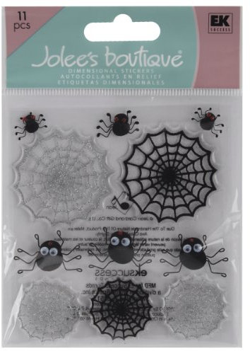 Jolee's Boutique 3D-Aufkleber, Motiv Spinnennetze