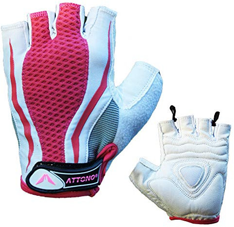 ATTONO Fitnesshandschuhe Damen Nordic Walking Sommer Fahrrad Handschuhe - 8