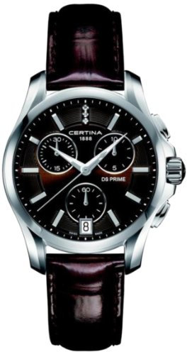 Certina Damen-Armbanduhr Chronograph Quarz Leder C004.217.16.296.00