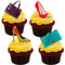 Made4You Designer Handbags and Shoes, Edible Cupcake Toppers - Stand-up Wafer Cake Decorations (Pack of 12)