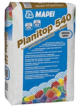 Rasatura cementizia idrofuga grigia 25Kg Planitop 540 Mapei