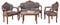 Sofagarnitur Sitzgruppe Barock Sofa Sessel Couchtisch Couchgarnitur cat499g19 Palazzo Exklusiv