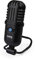Reloop sPdocaster Go portable condenser microphone with integrated USB audio interface and stand for podcasting and vocal recording