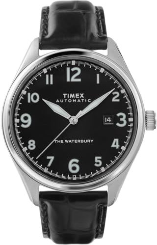 Timex Herren Analog Automatik Armbanduhr Waterbury Traditional Automatic