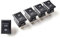 DC AC Wippschalter 2 Polig SPST, Mini ON/OFF Rechteckig Kippschalter Knopfschalter für AC 125V-250V DC 12V 24V 36V 48V 60V Auto Boot Motorrad TV Wasserspender Kaffeekanne Haushaltsgeräte - 5 Stück